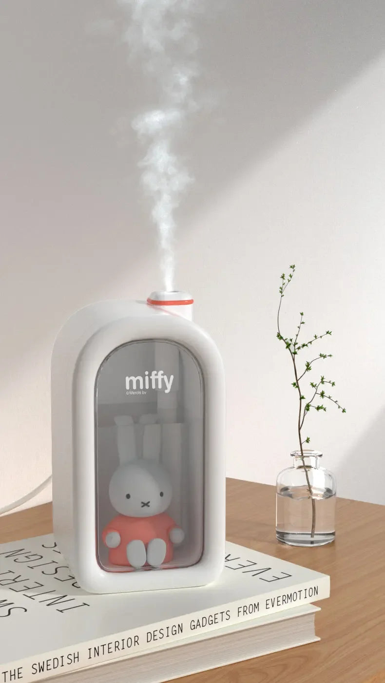 Miffy X MIPOW 380ML Cool Mist Humidifier Cute with Night Light USB Portable Air Humidifier Bedroom Home Gift