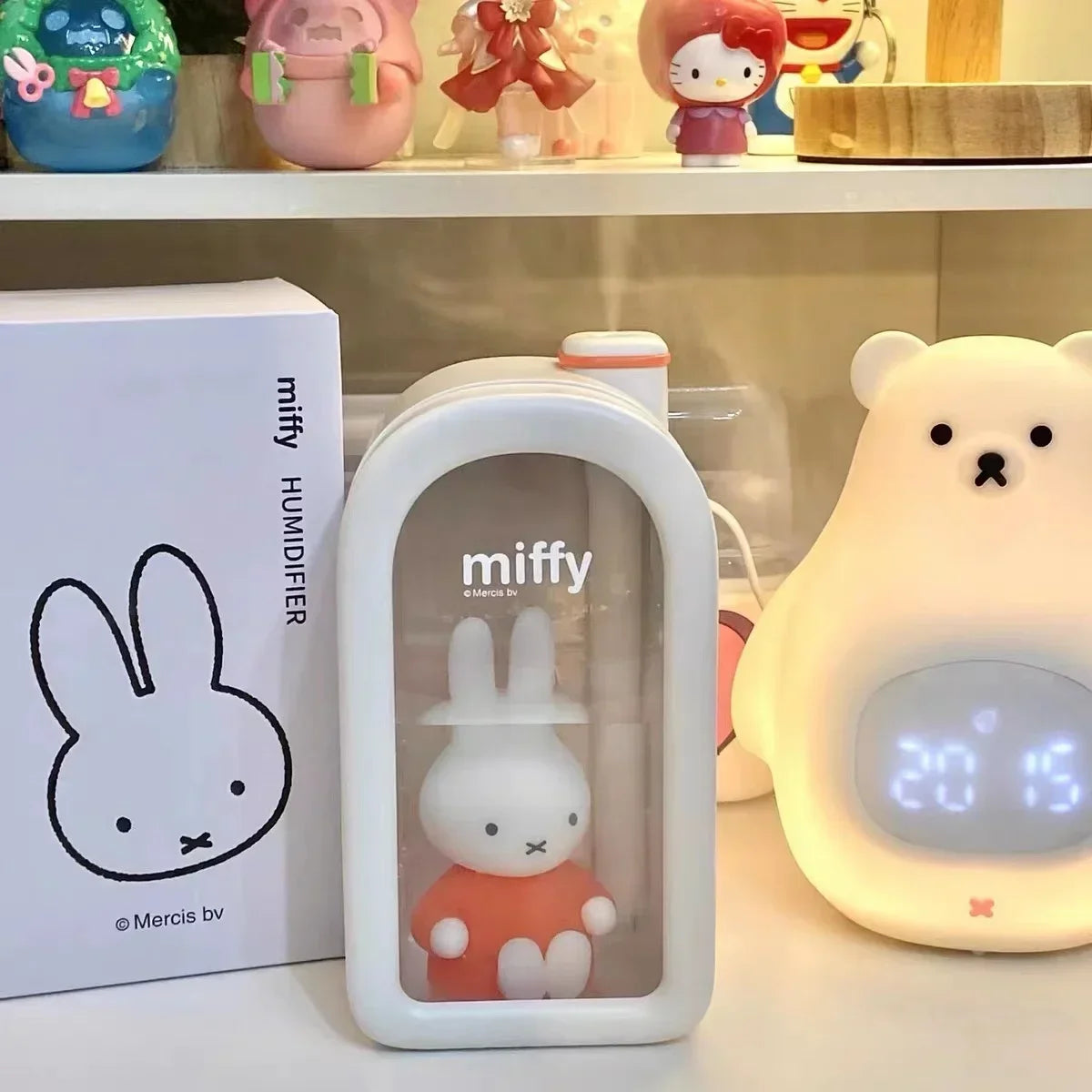 Miffy X MIPOW 380ML Cool Mist Humidifier Cute with Night Light USB Portable Air Humidifier Bedroom Home Gift