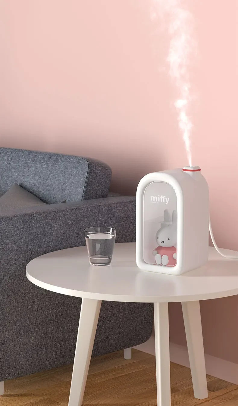 Miffy X MIPOW 380ML Cool Mist Humidifier Cute with Night Light USB Portable Air Humidifier Bedroom Home Gift