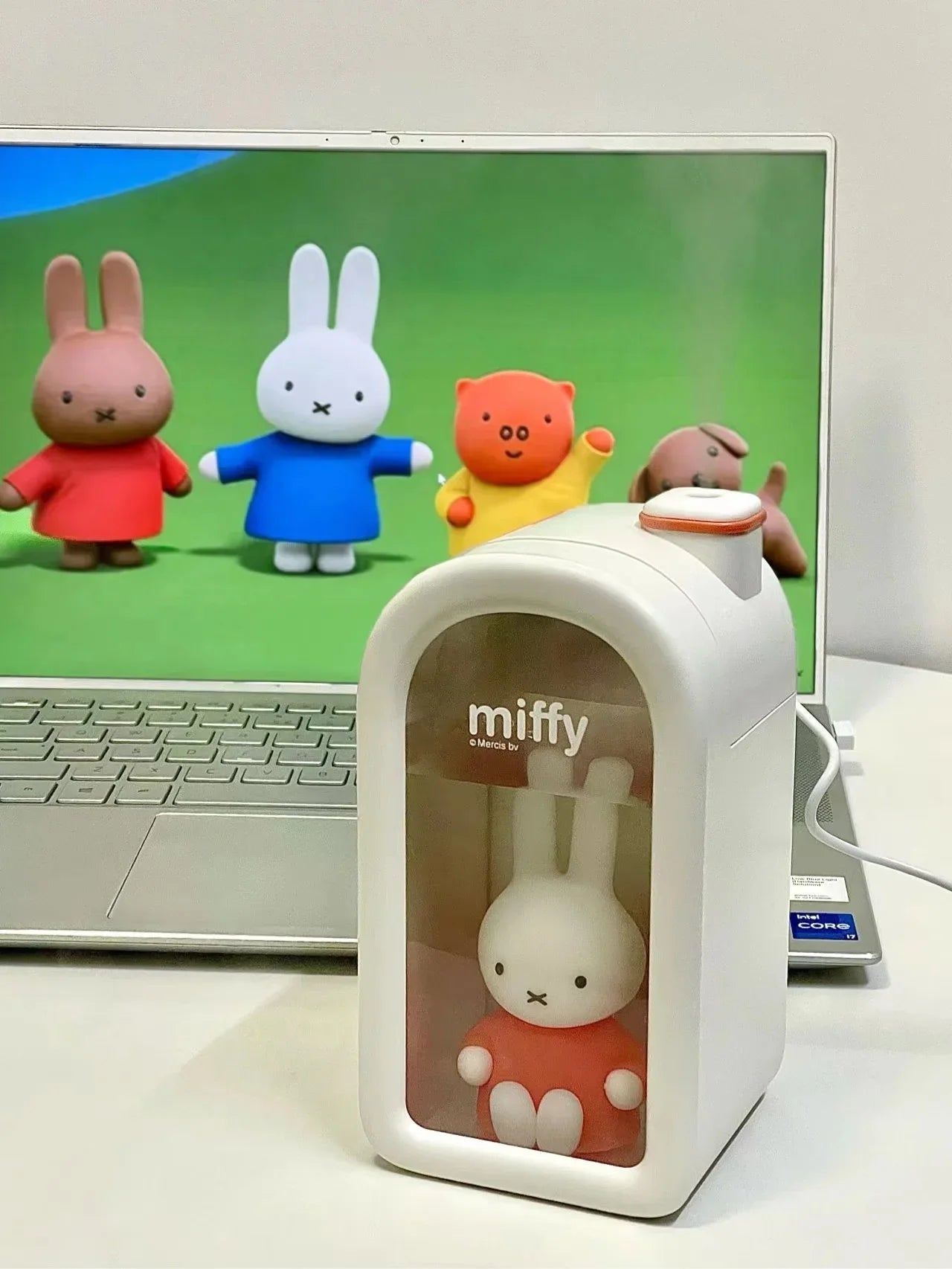 Miffy X MIPOW 380ML Cool Mist Humidifier Cute with Night Light USB Portable Air Humidifier Bedroom Home Gift