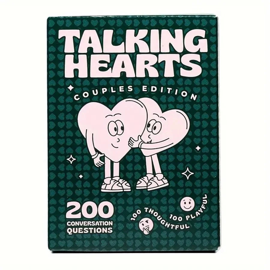 Romantic Couple's Conversation Starter Cards - 200+ Fun & Engaging Questions for Deepening Relationships, Ideal for Date Nights，